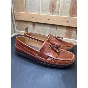 Johnston & Murphy Mens Sheepskin Fowler Tassel Loafers Size 13
